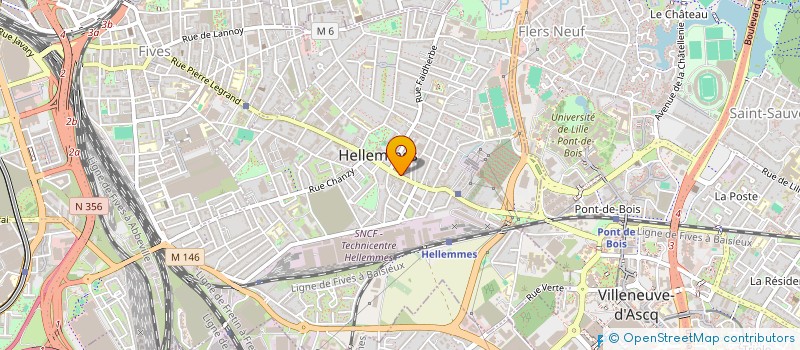 localisation de l'entreprise THE CHILL COMPANY à LILLE