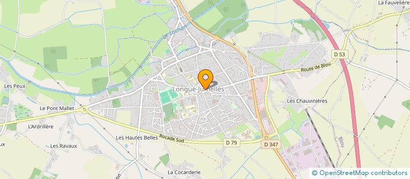 localisation de l'entreprise THE CITY  LONGUE-JUMELLES