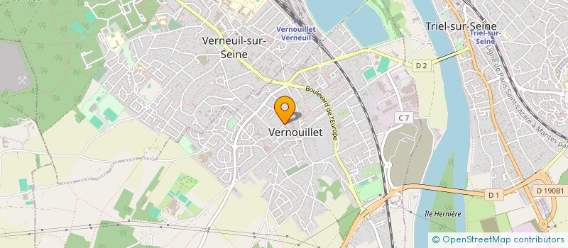localisation de l'entreprise THE CLEANING SERVICES à VERNOUILLET