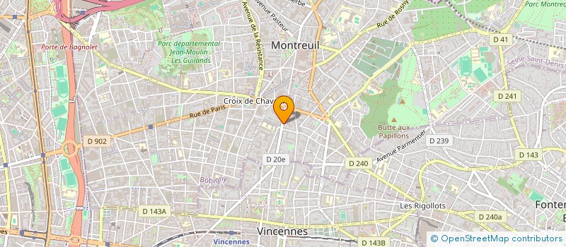 localisation de l'entreprise THE CLIMATE EQUATION à MONTREUIL