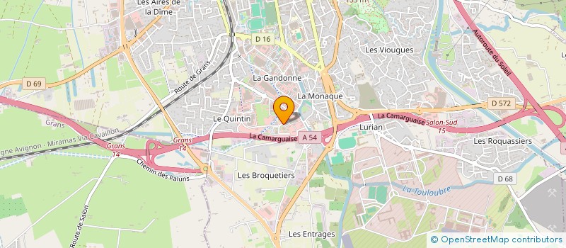 localisation de l'entreprise THE CLUB  SALON-DE-PROVENCE