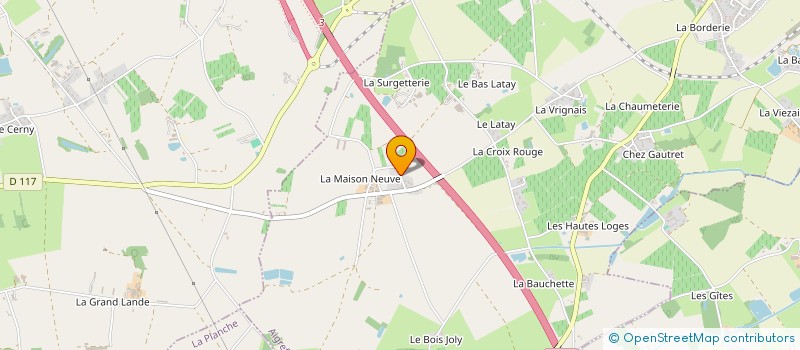 localisation de l'entreprise THE COLLOC'  AIGREFEUILLE-SUR-MAINE