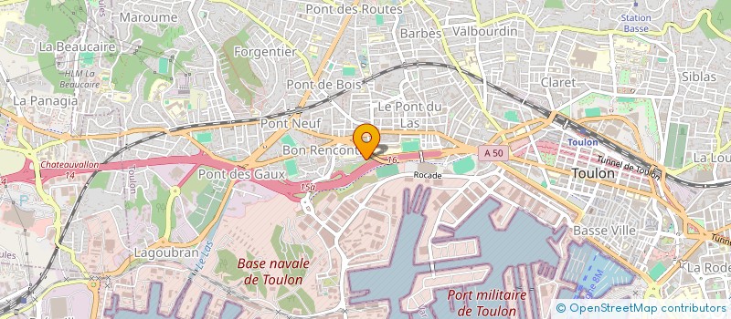 localisation de l'entreprise THE COLOR GIPSY  TOULON