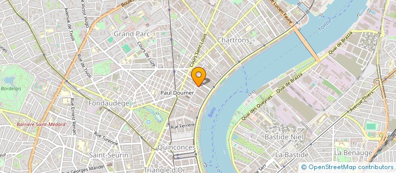 localisation de l'entreprise THE COLOUR AND THE SHAPE  BORDEAUX