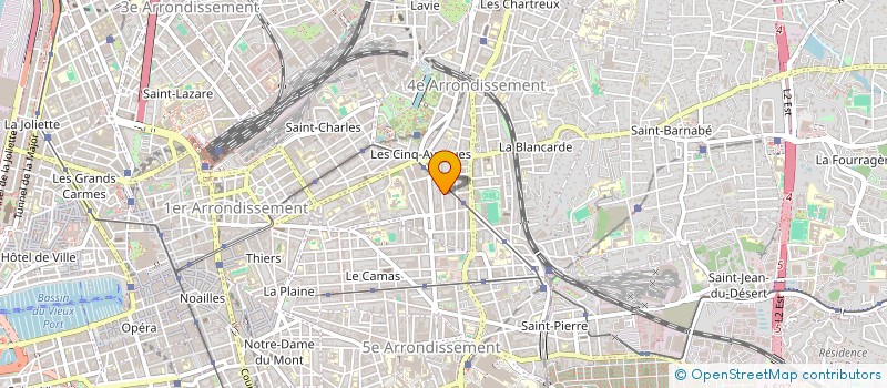 localisation de l'entreprise THE COOKERS à MARSEILLE