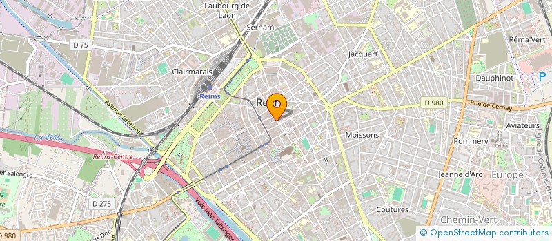 localisation de l'entreprise THE CORE STUDIO  REIMS