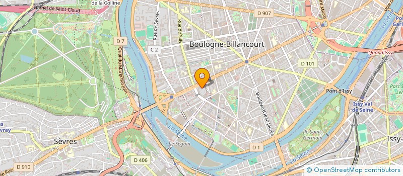 localisation de l'entreprise THE CORNER TO BE à BOULOGNE-BILLANCOURT
