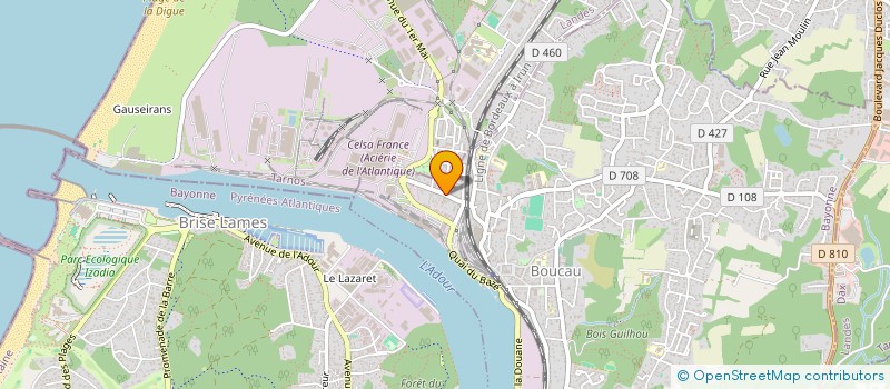 localisation de l'entreprise THE COURT IMMO  BOUCAU