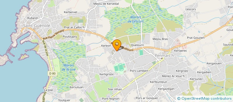 localisation de l'entreprise THE COVERS  PENMARCH