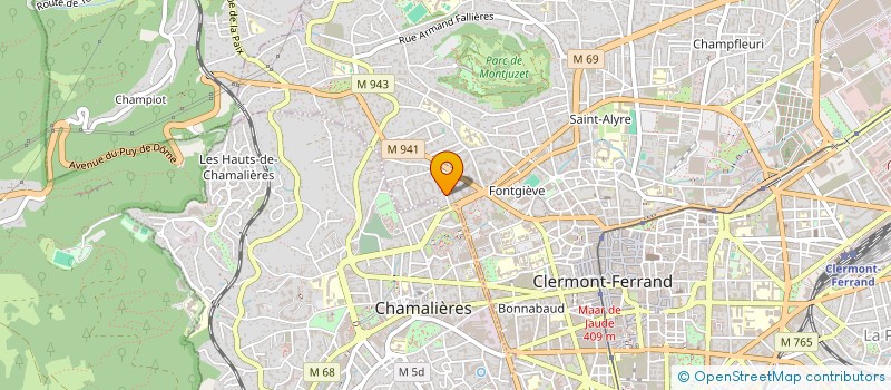 localisation de l'entreprise THE CREATIVE HIVE  CLERMONT-FERRAND