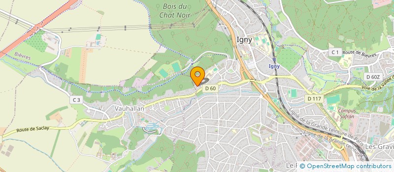 localisation de l'entreprise THE CRYPTO WALL CHALLENGE  IGNY