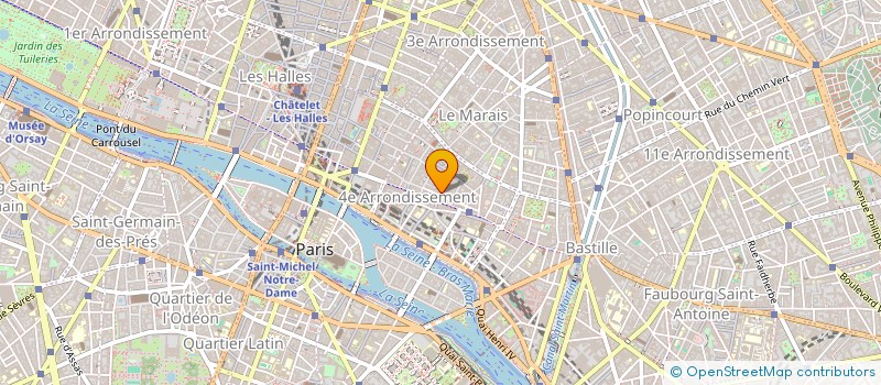 localisation de l'entreprise THE CYBER HOUSE à PARIS