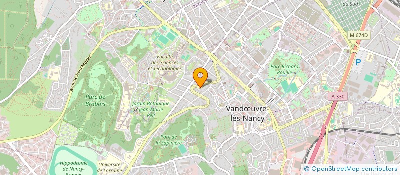 localisation de l'entreprise THE DAFFO'S  VANDUVRE-LES-NANCY