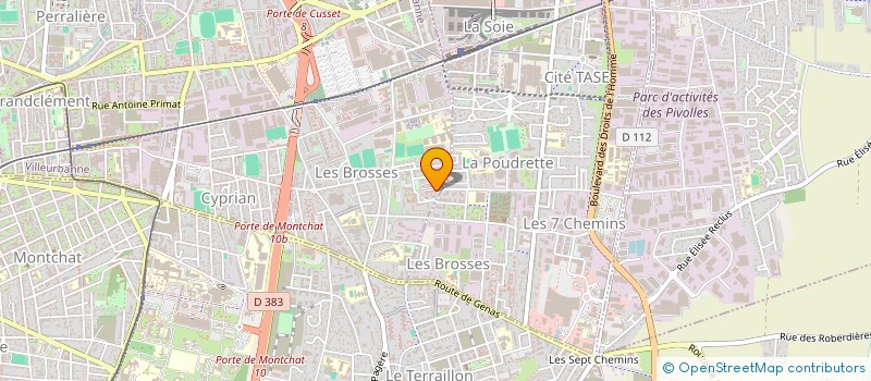 localisation de l'entreprise THE DAN OLD BAND 693813  VILLEURBANNE