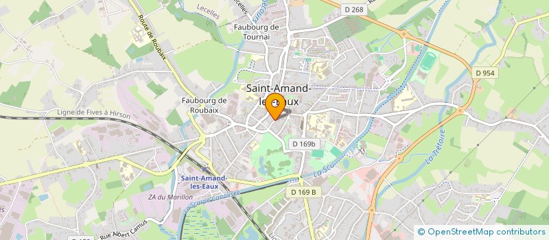 localisation de l'entreprise THE DANCERS  SAINT-AMAND-LES-EAUX