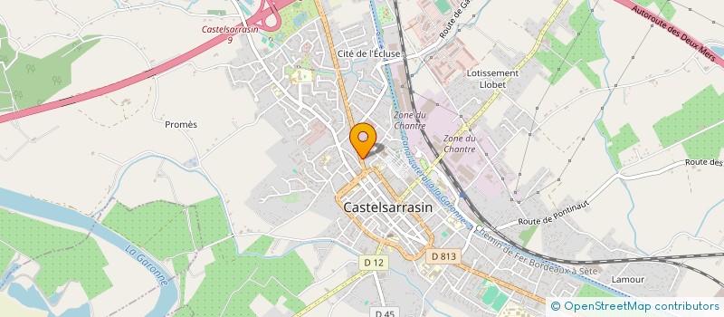 localisation de l'entreprise THE DANSANT CASTELSARRASINOIS  CASTELSARRASIN