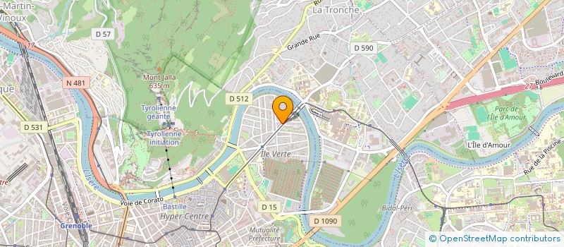 localisation de l'entreprise THE DARE NIGHT à GRENOBLE