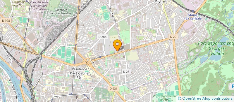 localisation de l'entreprise THE DAVENPORT PARIS  SAINT-DENIS