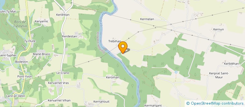 localisation de l'entreprise THE DE LA FOREST  LANGUIDIC