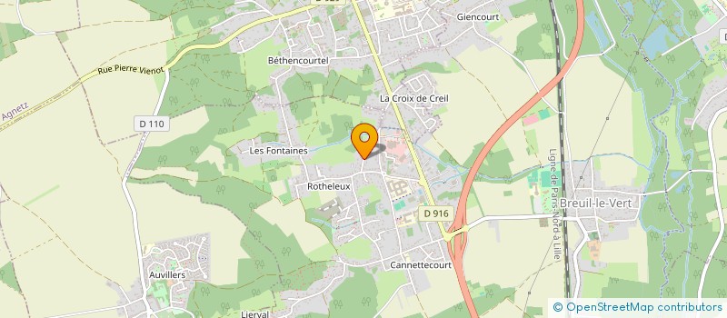 localisation de l'entreprise THE DELEENS GROUP  BREUIL-LE-VERT