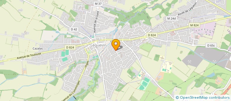 localisation de l'entreprise THE DEV COMPANY  LEGUEVIN