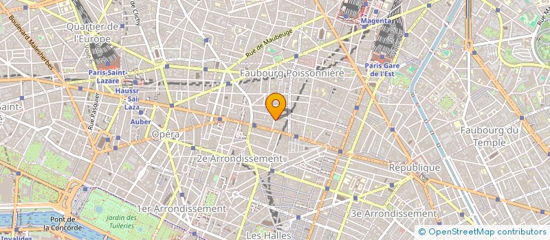 localisation de l'entreprise THE DIFFERENT MAGAZINE SAS  PARIS