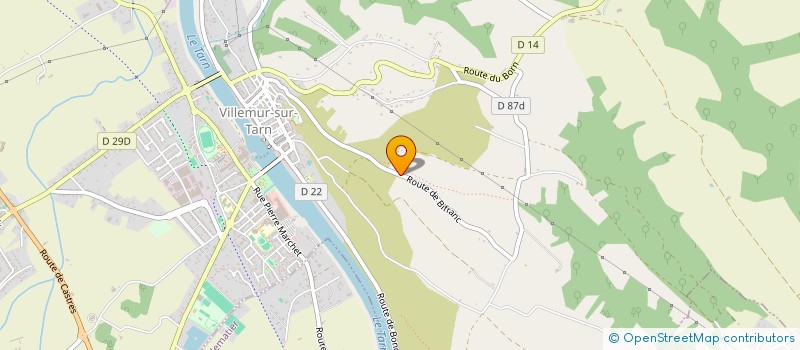 localisation de l'entreprise THE DOG HOUSE  VILLEMUR-SUR-TARN