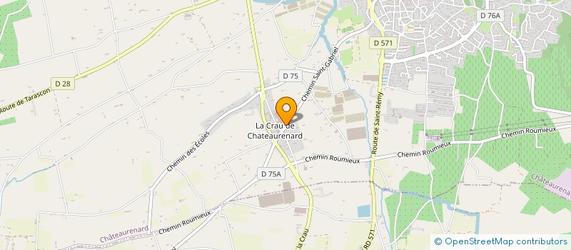 localisation de l'entreprise THE DONKEYS  CHATEAURENARD