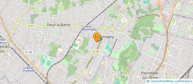 localisation de l'entreprise THE DRAGON FAMILY  SARCELLES