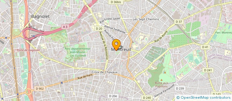 localisation de l'entreprise THE DRAWING AGENCY à MONTREUIL