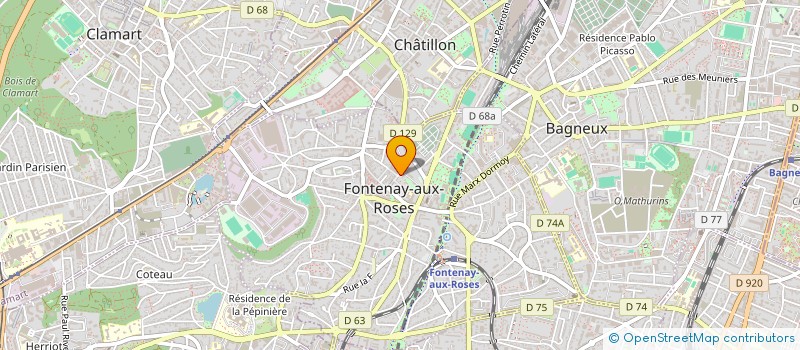 localisation de l'entreprise THE DREAM BODY à FONTENAY-AUX-ROSES