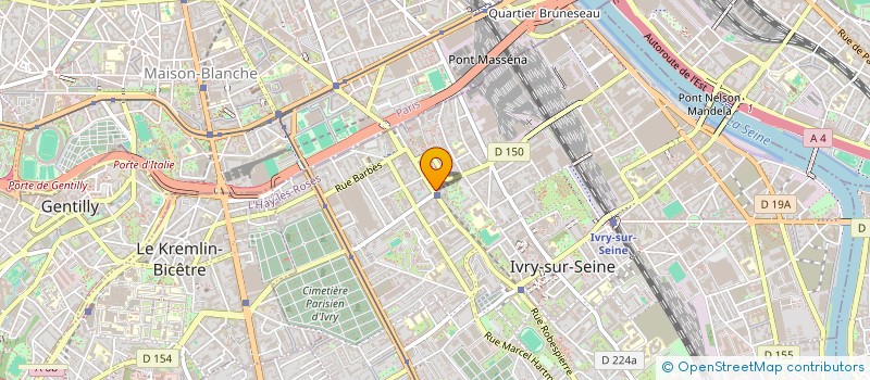 localisation de l'entreprise THE DREAM'S  IVRY-SUR-SEINE