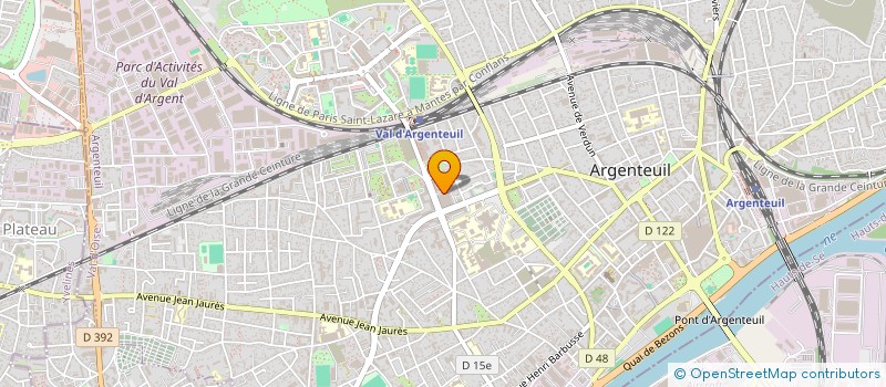 localisation de l'entreprise THE DRIVER  ARGENTEUIL