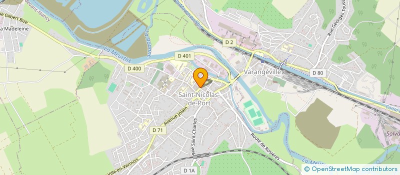 localisation de l'entreprise THE DUDE HENNOX  SAINT-NICOLAS-DE-PORT