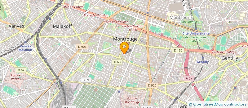 localisation de l'entreprise THE E-AGENCY  MONTROUGE