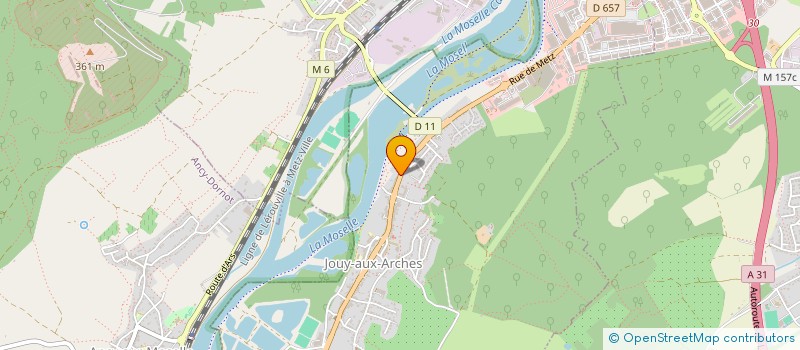 localisation de l'entreprise THE EAST  SAINTE-RUFFINE