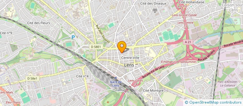 localisation de l'entreprise THE ELECTRIC CO - TRIBUTE U2  LENS