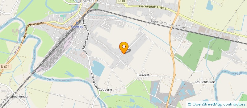 localisation de l'entreprise THE ENGLISH CLUB  GUITRES