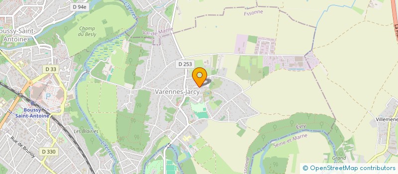 localisation de l'entreprise THE ENGLISH CLUB OF VARENNES JARCY  VARENNES-JARCY