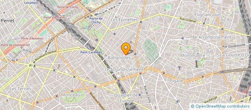 localisation de l'entreprise THE ENGLISH LANGUAGE LIBRARY FOR BLIND  PARIS