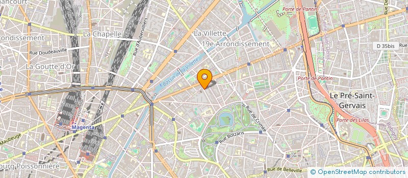 localisation de l'entreprise THE ENGLISH SCENE  PARIS