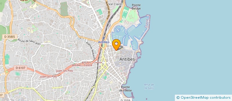 localisation de l'entreprise THE ENGLISH YELLOW PAGES à ANTIBES