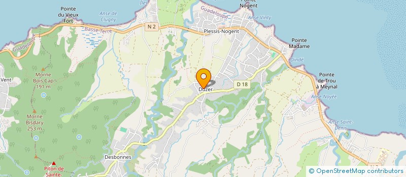 localisation de l'entreprise THE ETHIOPIAN WORLD FEDERATION INCORPORATED LOCAL 72 DR JOSEPH VITALIEN  SAINTE-ROSE