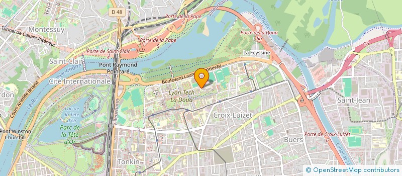 localisation de l'entreprise THE EUROPEAN ASSOCIATION OF AEROSPACE STUDENTS LYON  VILLEURBANNE