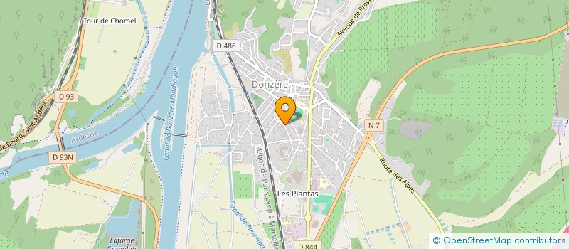 localisation de l'entreprise THE EXTERIORS  DONZERE