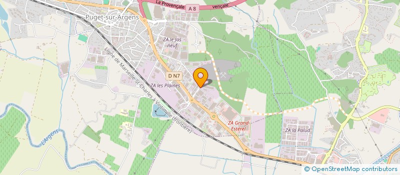 localisation de l'entreprise THE FACTORY BUSINESS  PUGET-SUR-ARGENS