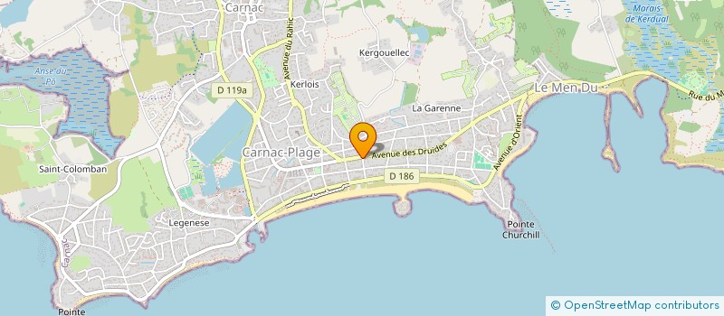 localisation de l'entreprise THE FACTORY SPORT AGENCY  CARNAC