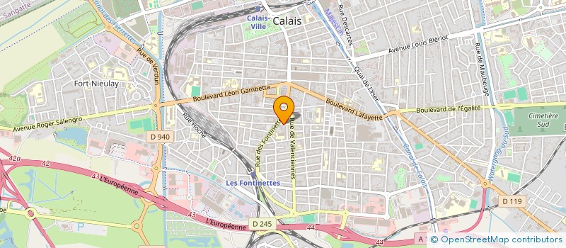 localisation de l'entreprise THE FACTSTORIE'S à CALAIS