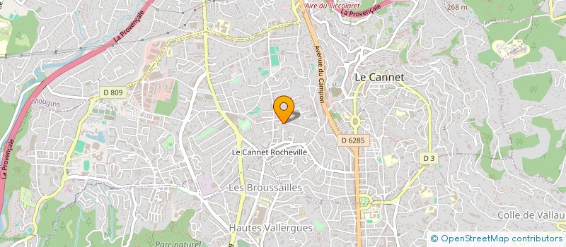localisation de l'entreprise THE FAIR COMPANY à LE CANNET