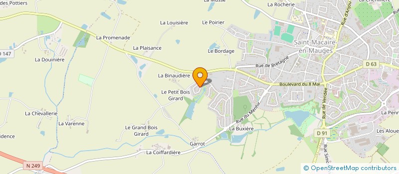 localisation de l'entreprise THE FAMILY à SEVREMOINE